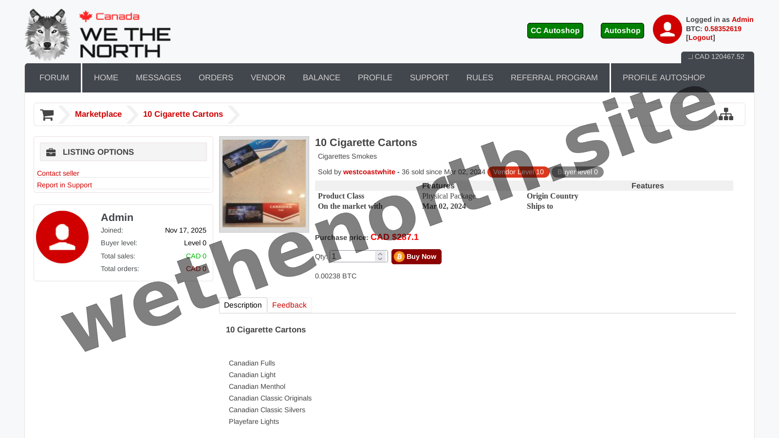 Main Market Dashboard